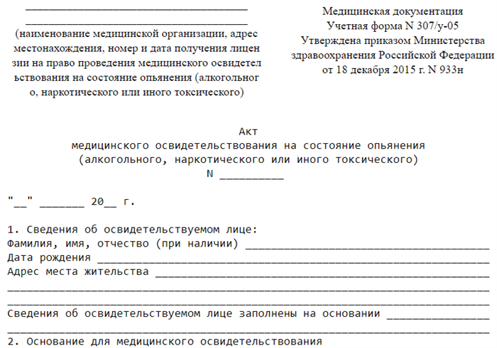 Докладная записка на сотрудника за нетрезвое состояние